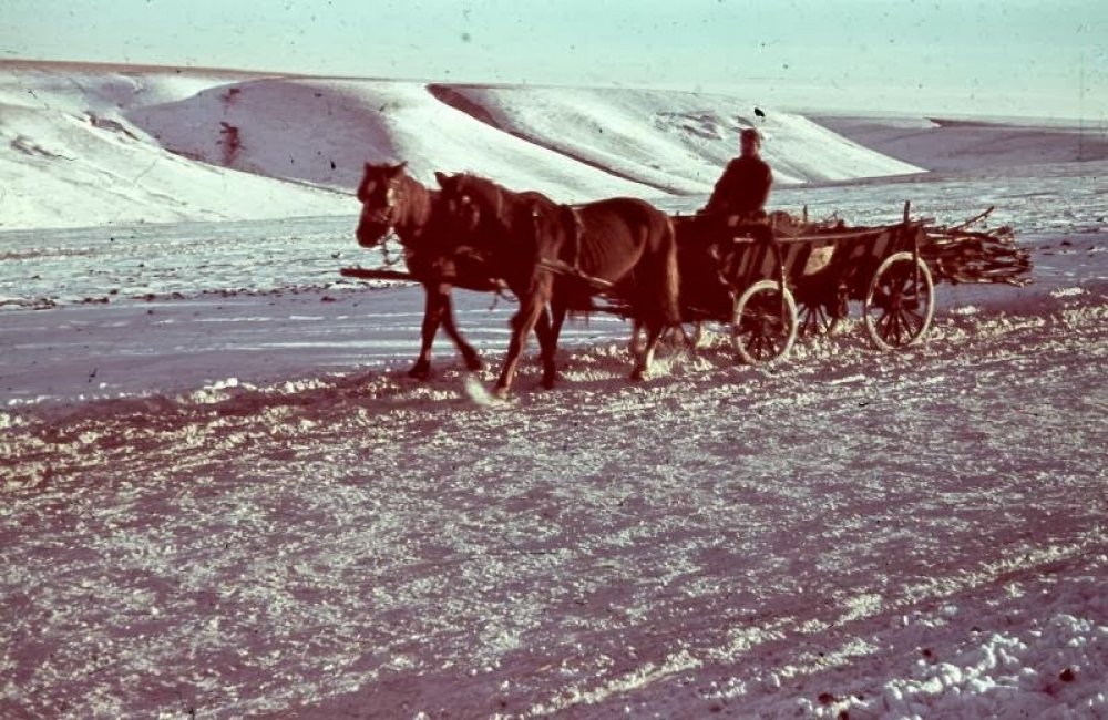 Color photos of Ukraine in the years 1942-43