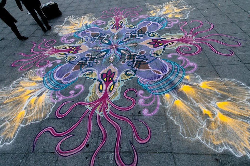  Spontaneous sand paintings by Joe Mangrum (Joe Mangrum) 