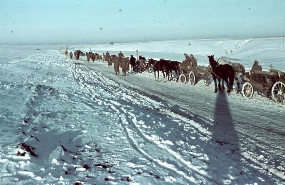 Color photos of Ukraine in the years 1942-43