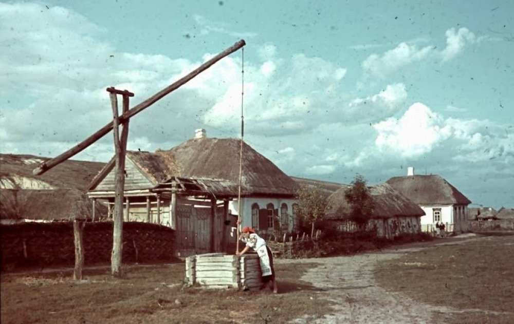 Color photos of Ukraine in the years 1942-43