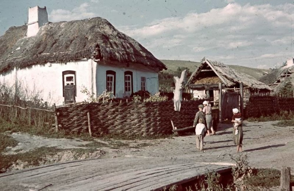 Цветные фотографии Украины 1942-43-х годов
