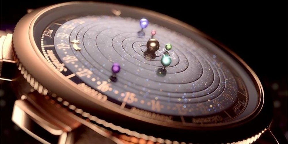 Астрономічний годинник, що показують точне рух планет