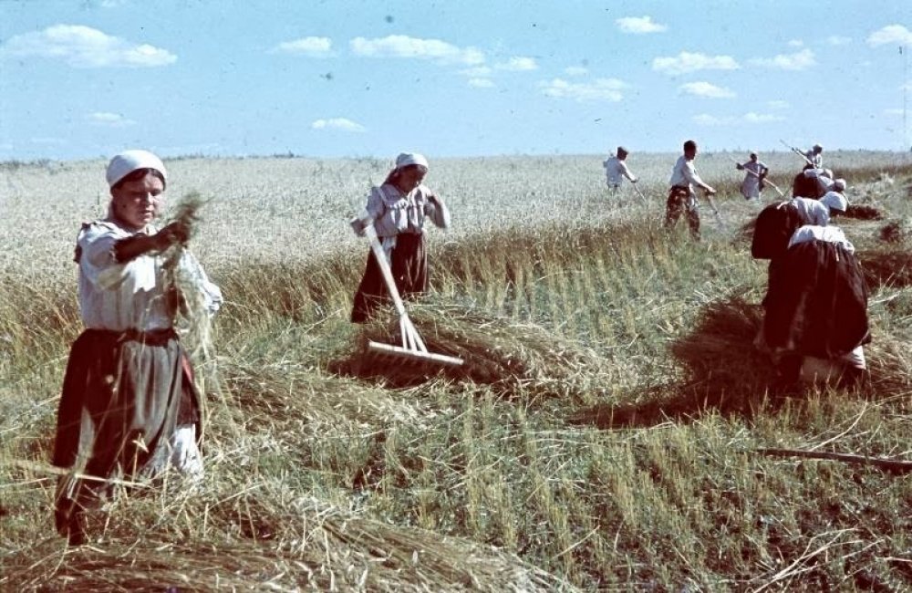 Цветные фотографии Украины 1942-43-х годов