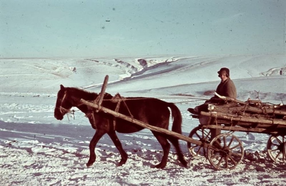 Color photos of Ukraine in the years 1942-43