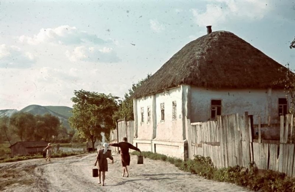 Цветные фотографии Украины 1942-43-х годов