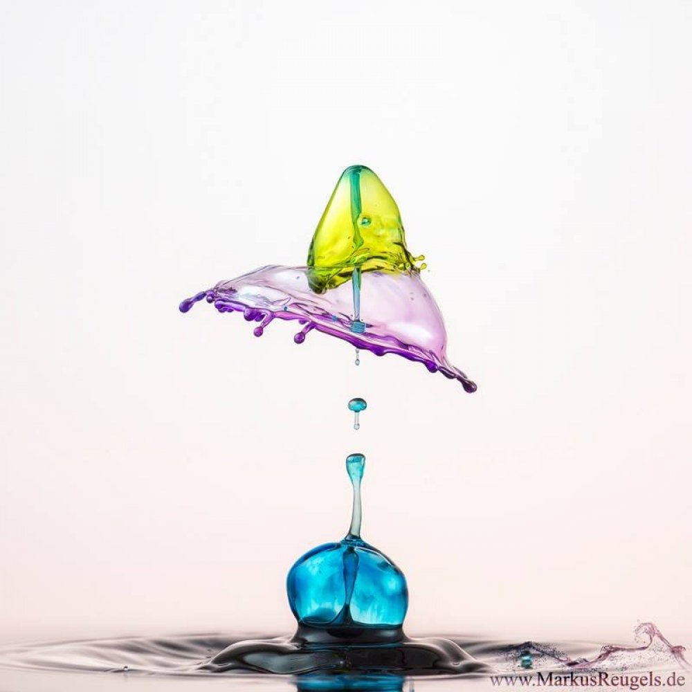 The invisible beauty of high-speed photography of drops