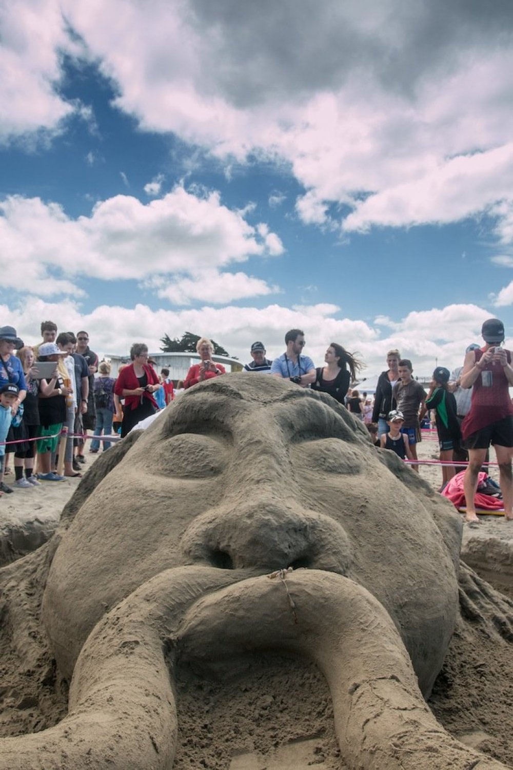 Sand competition at the sand castle competition