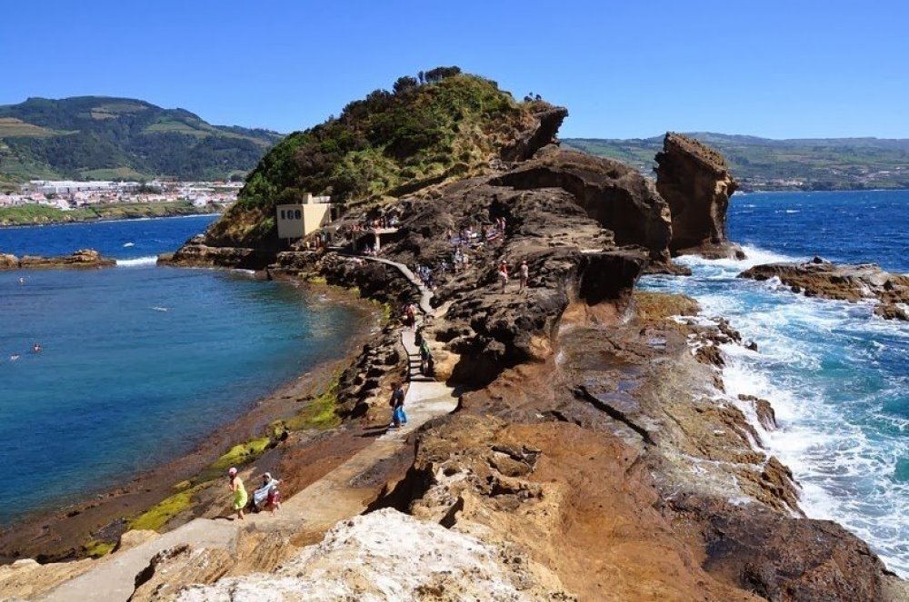 The unique island of Vila Franca do Campo