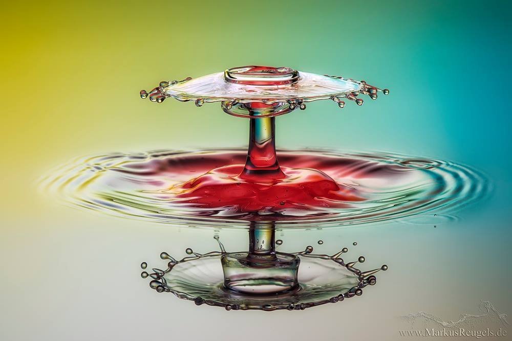 The invisible beauty of high-speed photography of drops