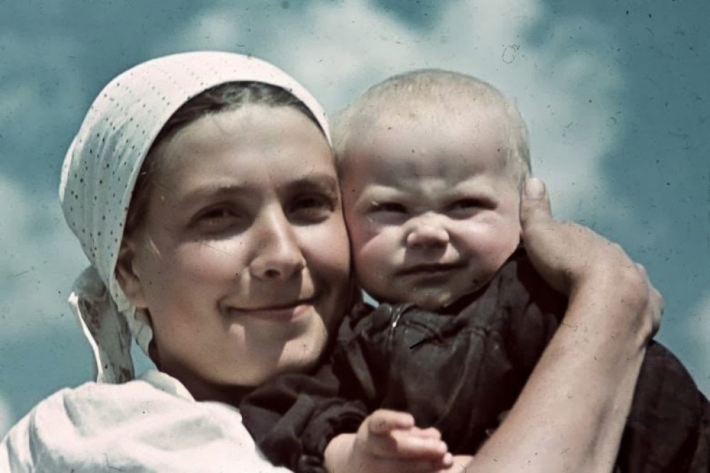 Color photos of Ukraine in the years 1942-43