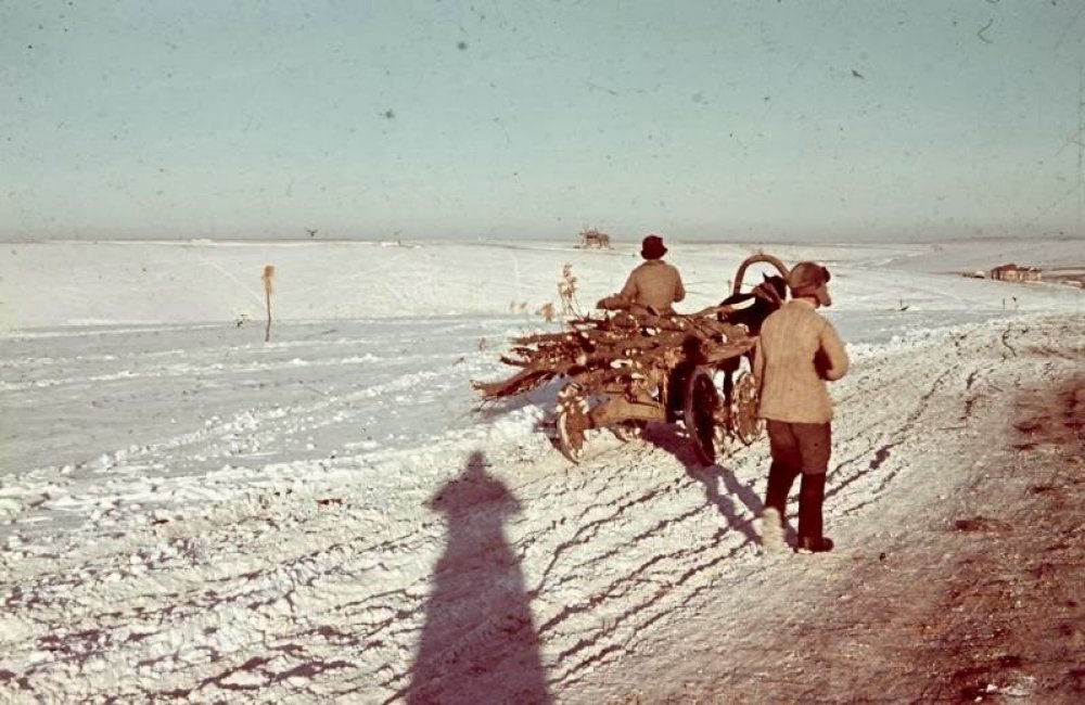 Color photos of Ukraine in the years 1942-43