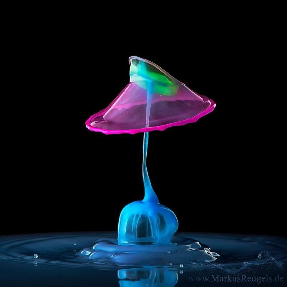 The invisible beauty of high-speed photography of drops