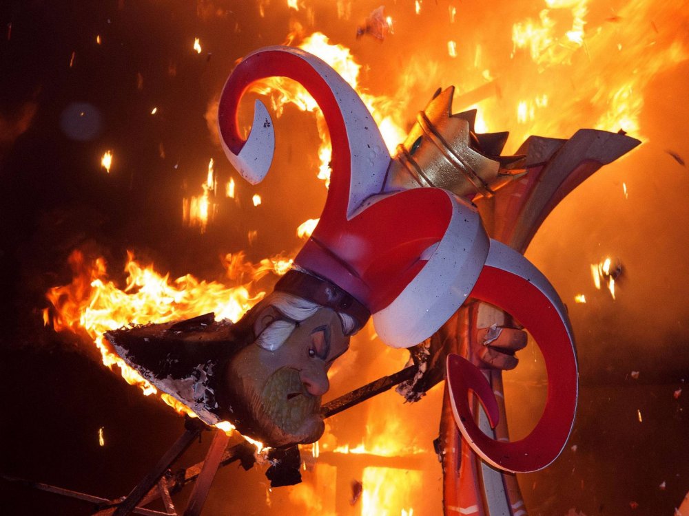 The Las Fallas Festival in Spain