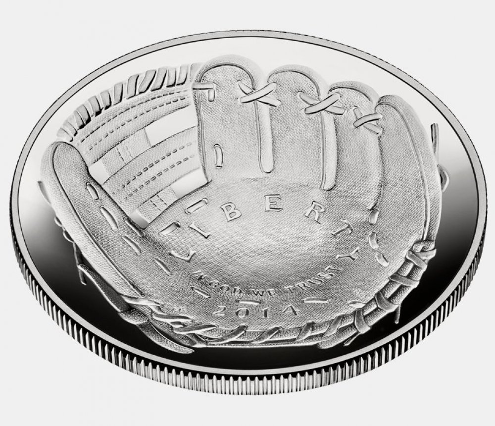 The first curved coin of the US Mint