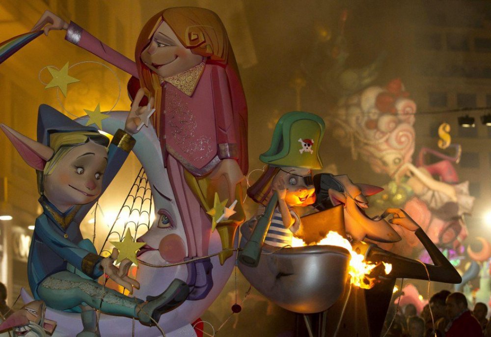 Festival of the Las Fallas in Spain