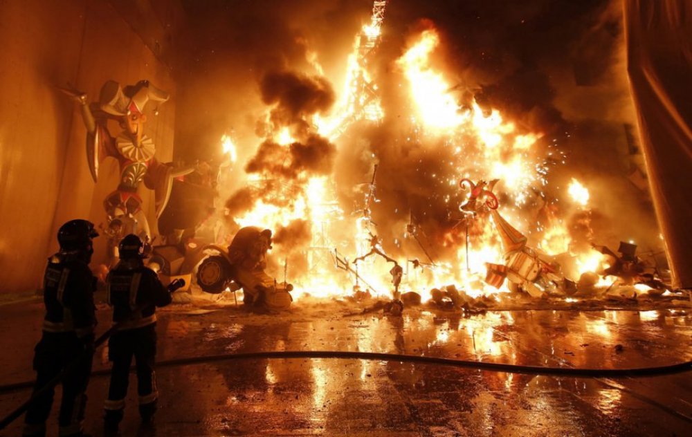 Festival of the Las Fallas in Spain