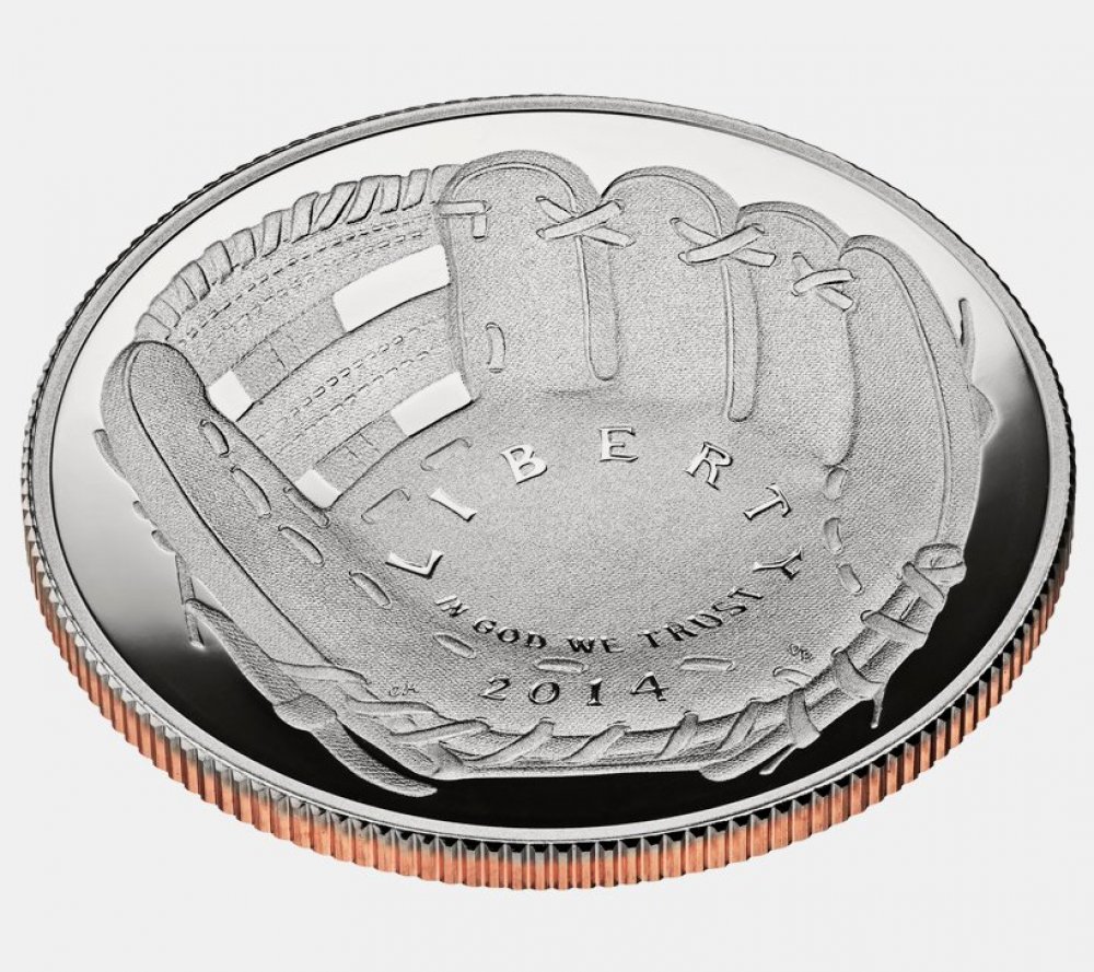 The first curved coin of the US Mint