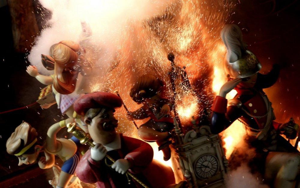 Festival of the Las Fallas in Spain