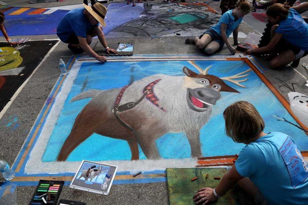 Festival of street drawing & la Lake Worth Street Painting Festival & raquo;