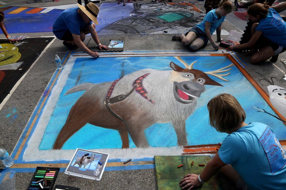 Фестиваль вуличного малюнка & laquo; Lake Worth Street Painting Festival & raquo;