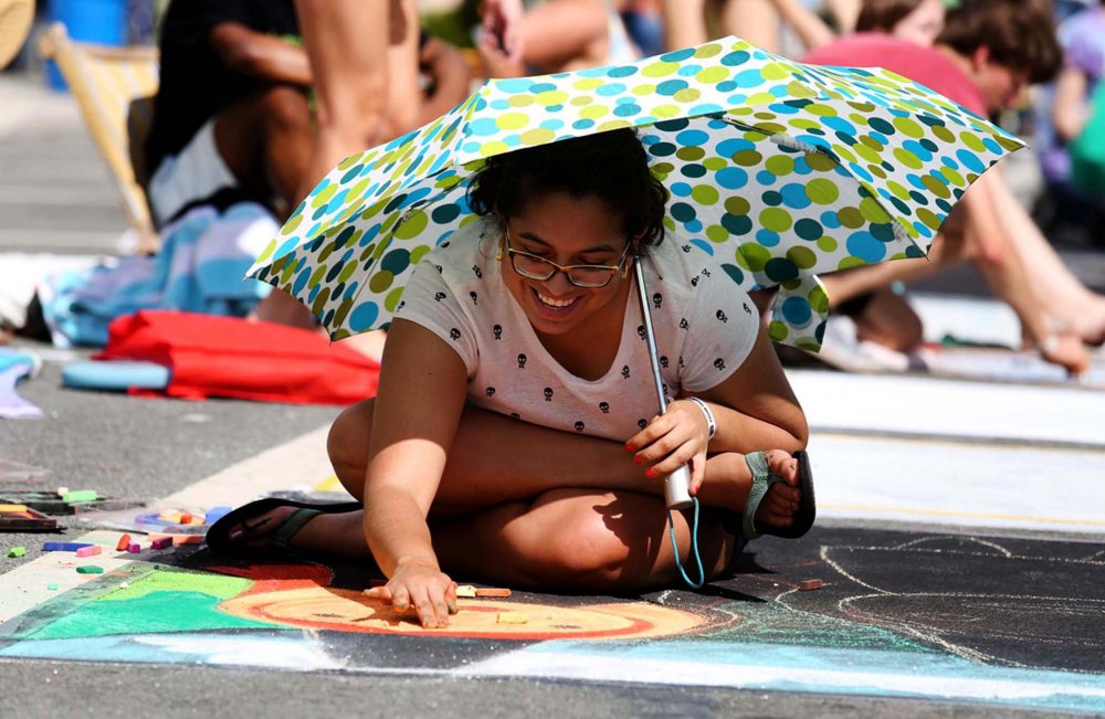 Фестиваль уличного рисунка «Lake Worth Street Painting Festival»