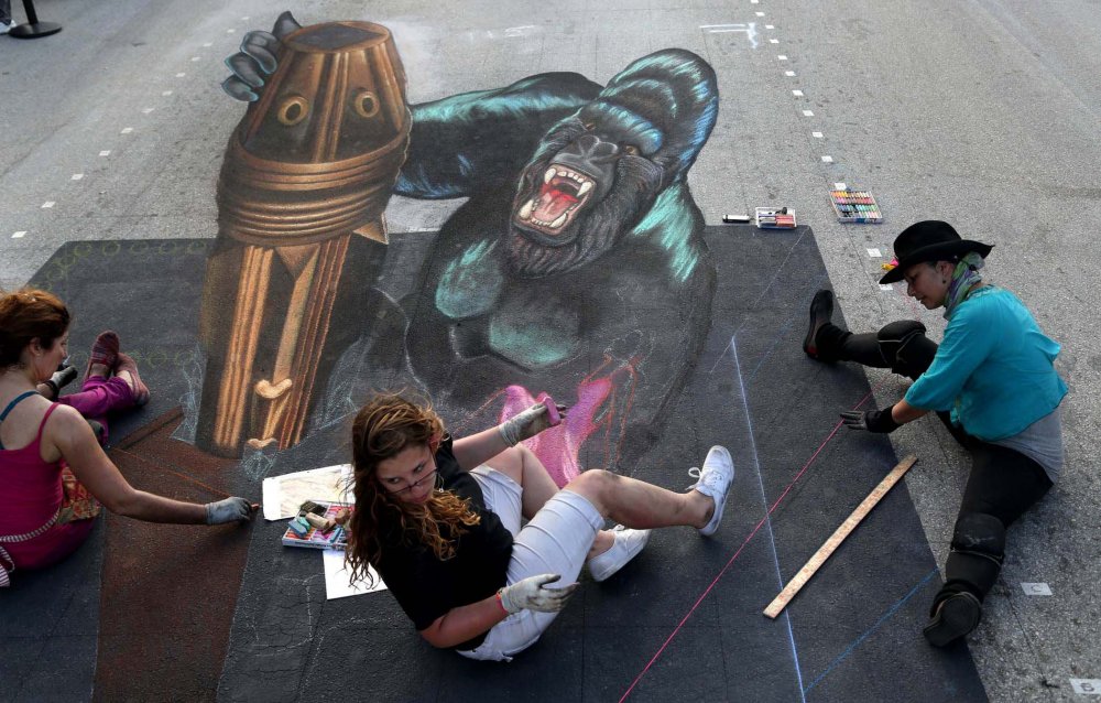 Фестиваль уличного рисунка «Lake Worth Street Painting Festival»