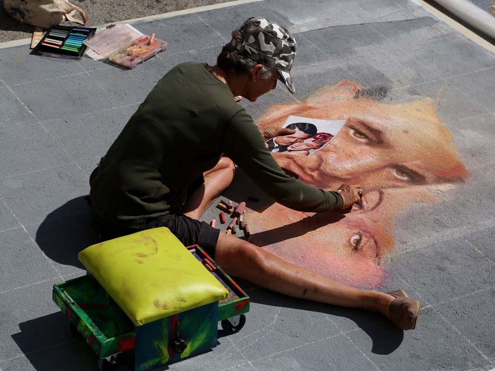 Фестиваль уличного рисунка «Lake Worth Street Painting Festival»