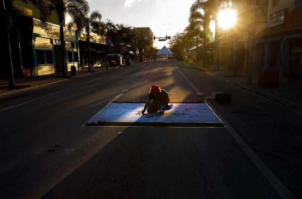 Фестиваль уличного рисунка «Lake Worth Street Painting Festival»