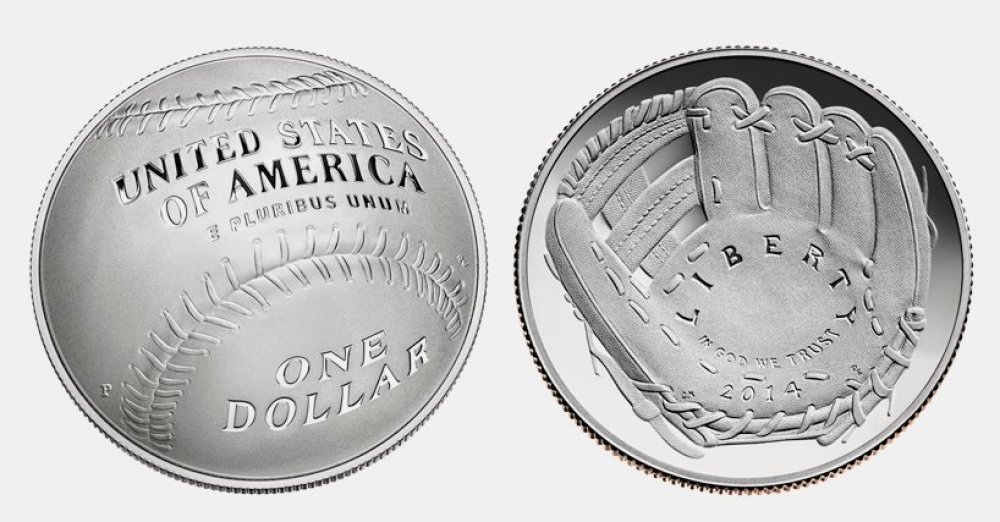 The first curved coin of the US Mint