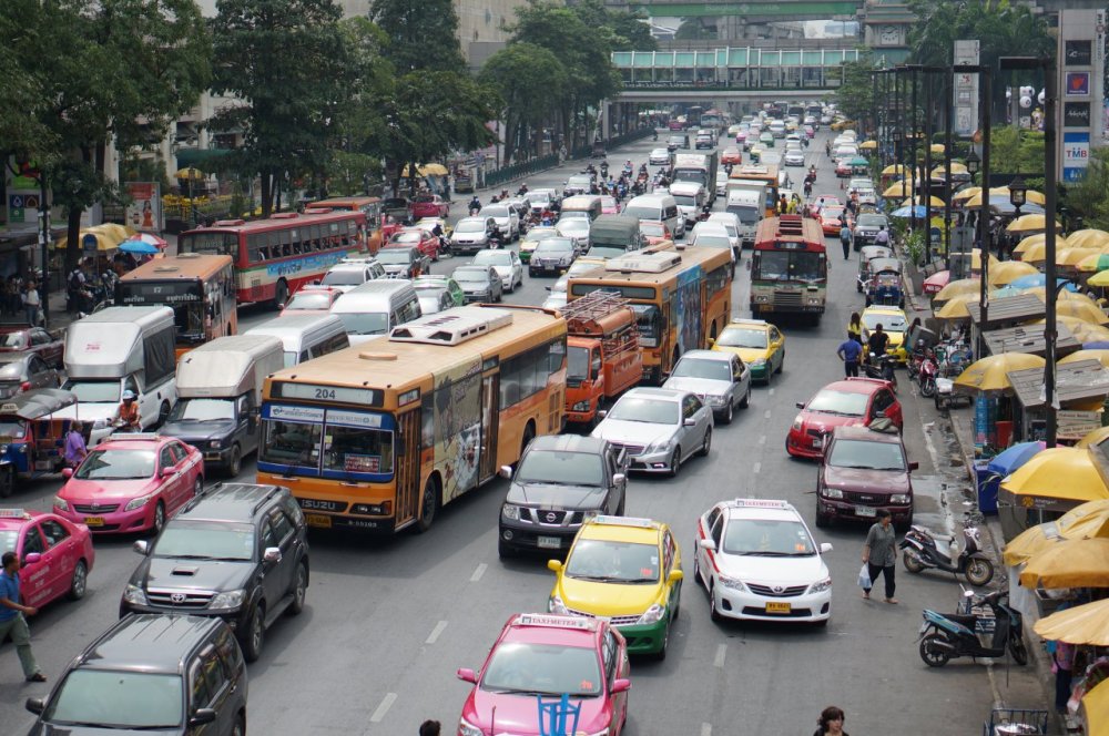 The colorful transport of Bangkok