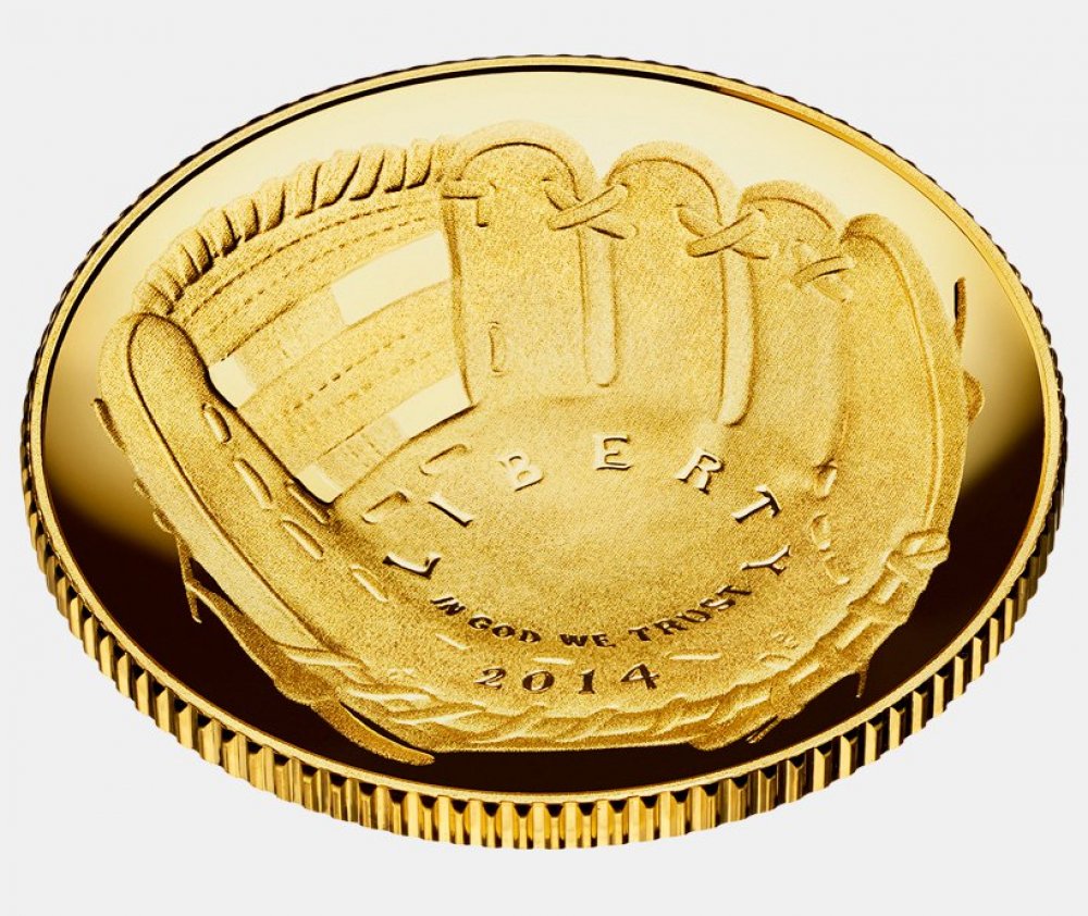 The first curved coin of the US Mint
