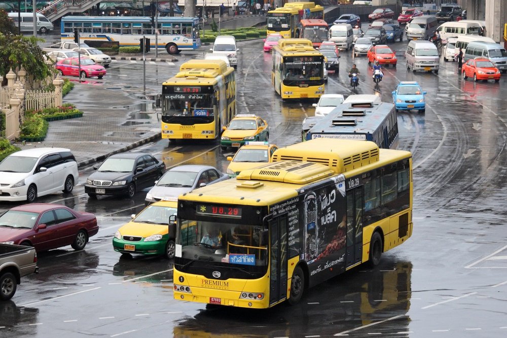 Multicolored transport of Bangkok