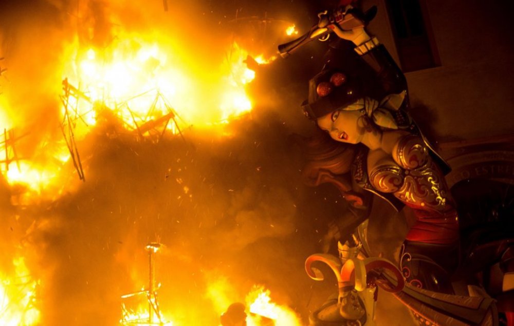 Festival of the Las Fallas in Spain