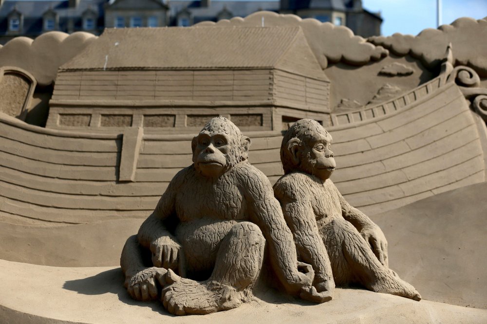 Festival of sand sculpture in the UK