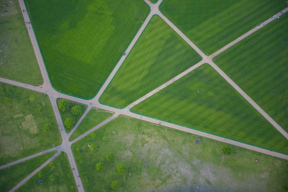 Great Britain from a bird's eye view