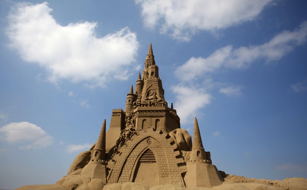 Festival of sand sculpture in the UK