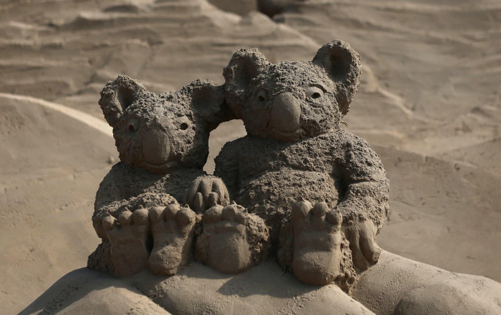 Festival of sand sculpture in the UK