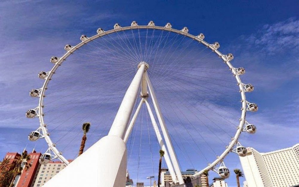 The world's largest Ferris wheel in Las Vegas