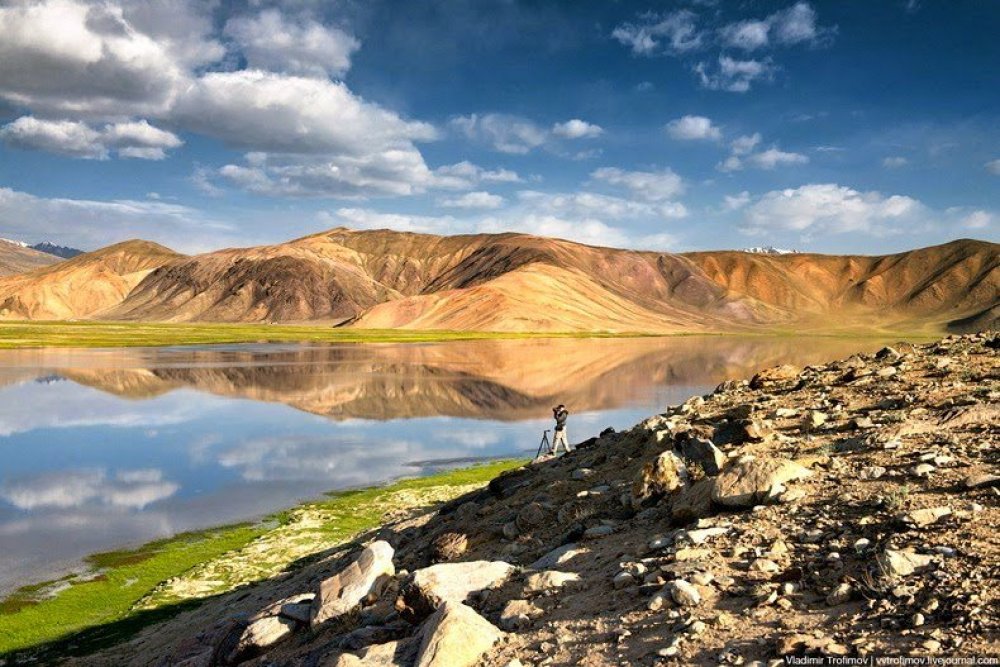 Черное озеро Каракуль