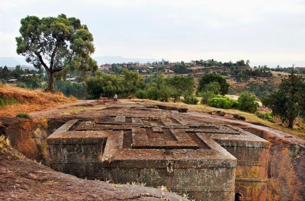 Thirteen rock temples of Lalibela