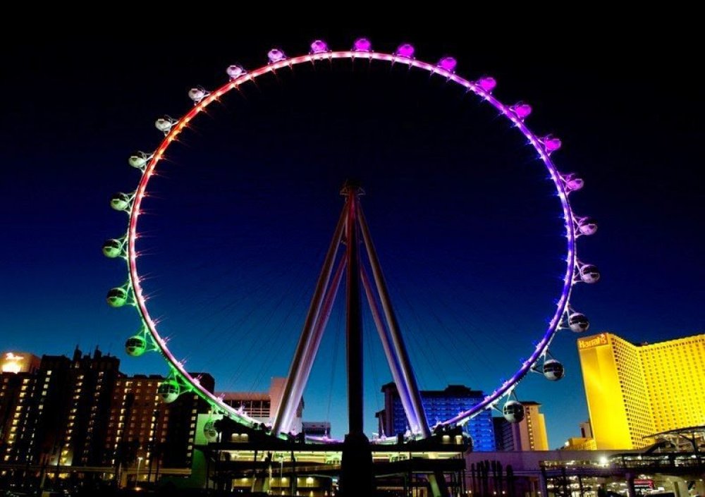 Самое большое в мире колесо обозрения в Лас-Вегасе