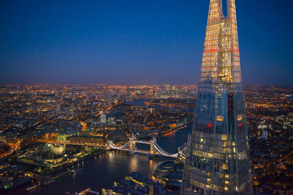 Great Britain from a bird's eye view