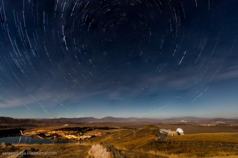 Обсерватория Маунт Джон в Новой Зеландии. 