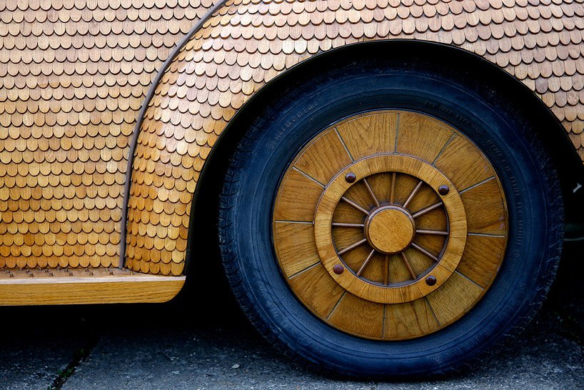 Wooden Volkswagen Beetle