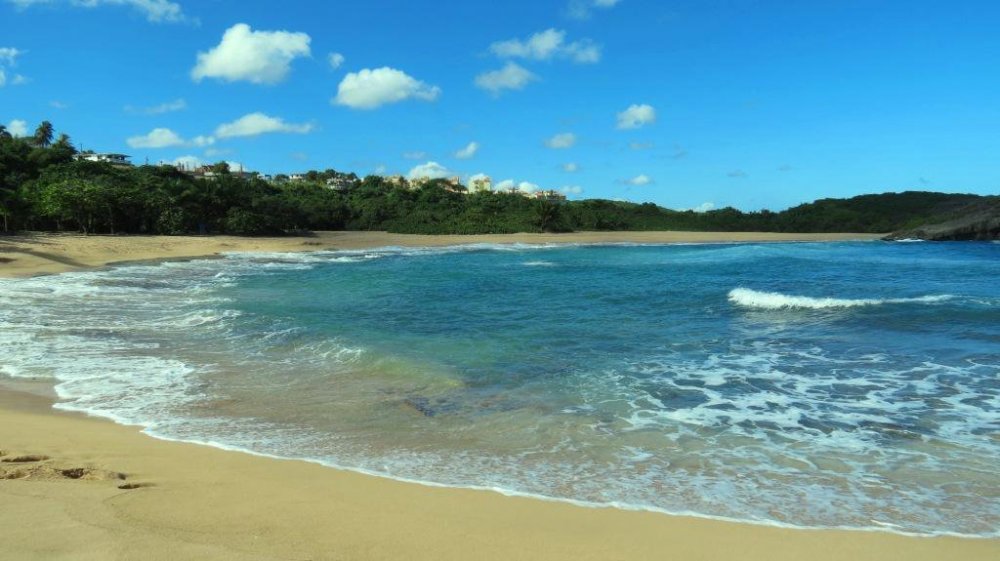 The secluded beach of Mar-Chiquita in Puerto Rico