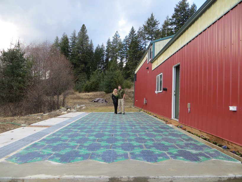 Smart streets with solar panels