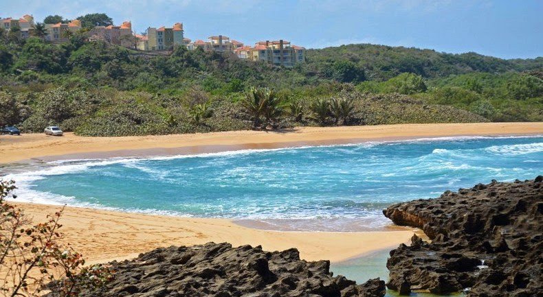 The secluded beach of Mar-Chiquita in Puerto Rico