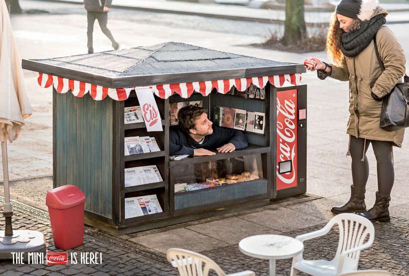 A bold advertising campaign from & Coca Cola & raquo;