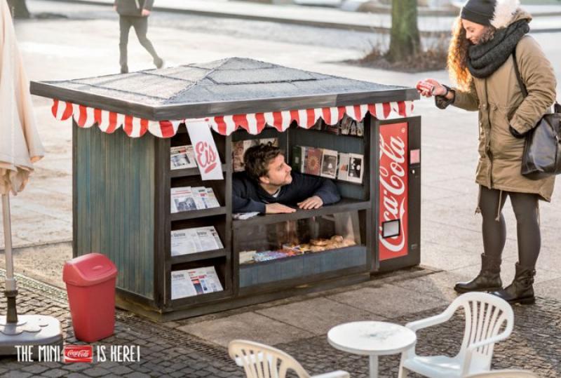 Bold advertising campaign from Coca Cola