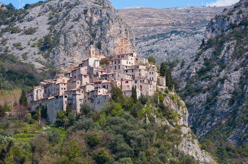 Villages in the Cote d'Azur
